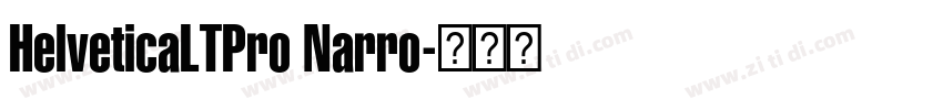 HelveticaLTPro Narro字体转换